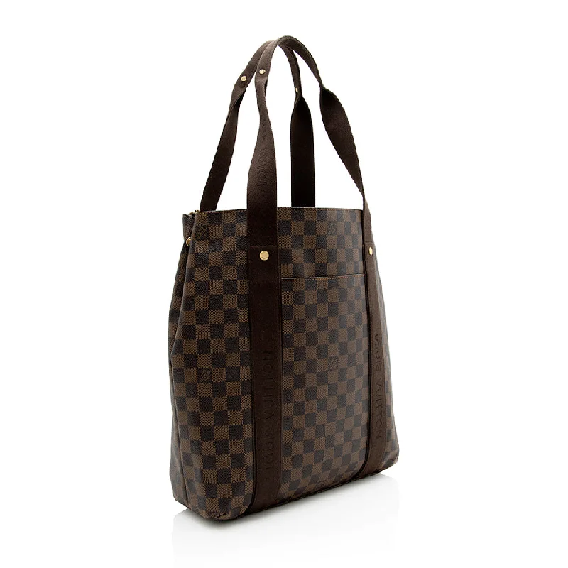 Louis Vuitton Alma bags with a detachable shoulder strap for versatilityLouis Vuitton Damier Ebene Cabas Beaubourg Tote (21693)