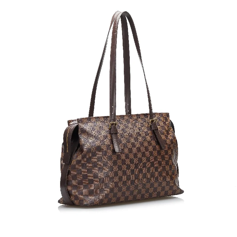 Louis Vuitton backpacks with a padded back panel for comfort during long - wearLouis Vuitton Damier Ebene Chelsea (0dUoD2)