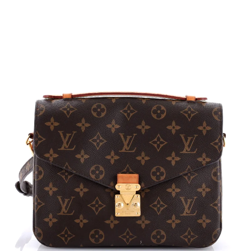 Louis Vuitton Alma bags with a monogram - embossed leather surfacePochette Metis Monogram Canvas