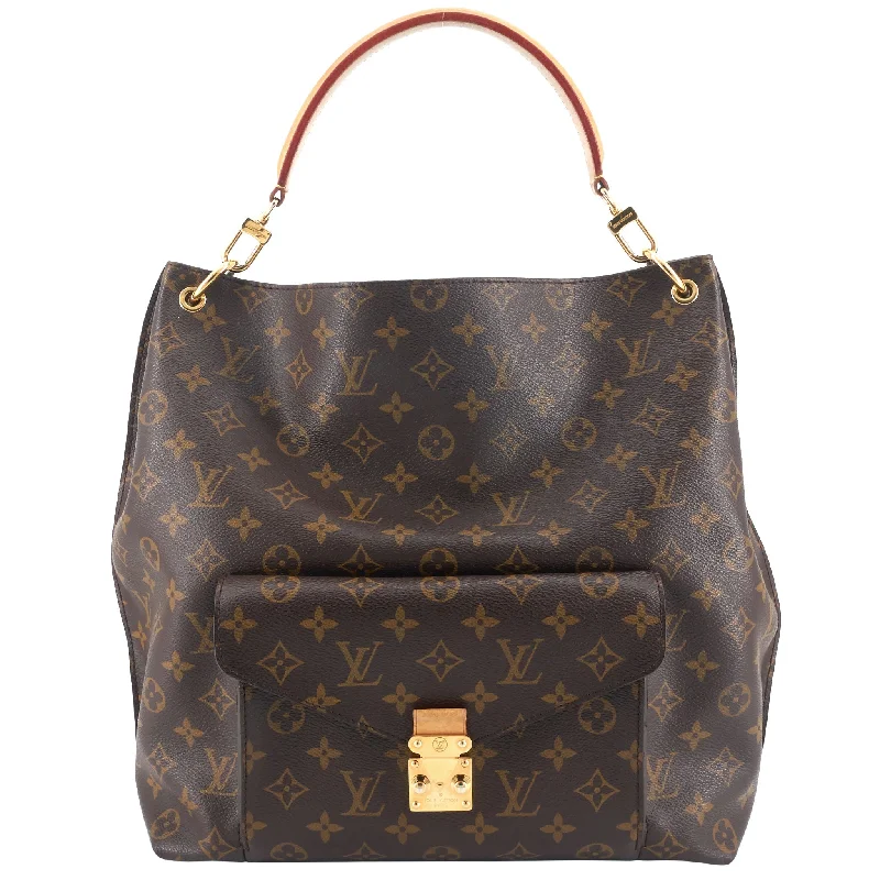 Louis Vuitton tote bags with a double - handle and shoulder - strap optionMetis Monogram Canvas Hobo Bag