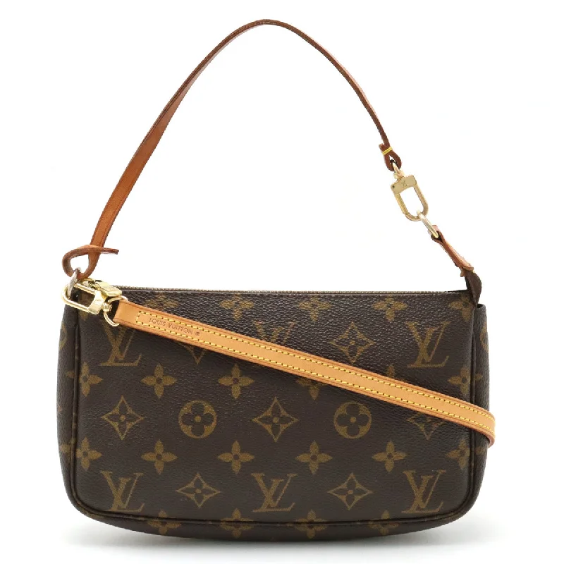 Ladies Louis Vuitton shoulder bags with a single - handle silhouetteLouis Vuitton Monogram Pochette Accessory M51980