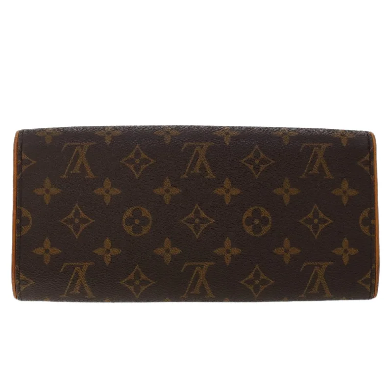 Louis Vuitton Speedy bags in monogram canvas for a classic lookLOUIS VUITTON Monogram Pochette Twin GM Shoulder Bag M51852 LV Auth rd5619