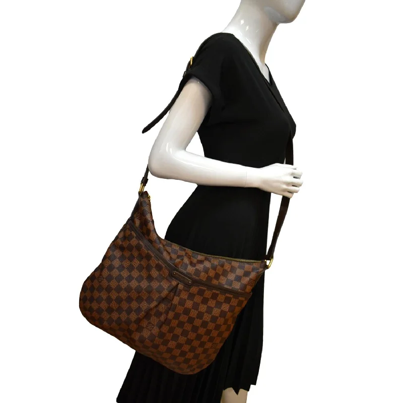 Louis Vuitton backpacks with a sleek, minimalist design for styleLOUIS VUITTON Bloomsbury GM Damier Ebene Shoulder Crossbody Bag Brown