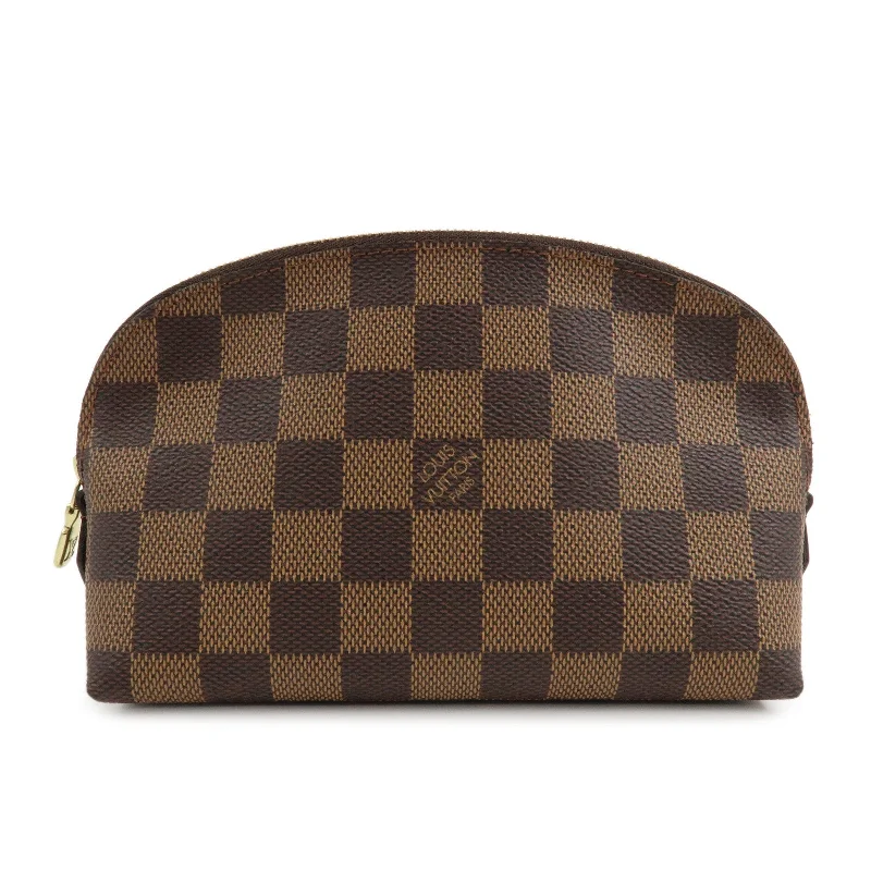 Louis Vuitton Alma bags with a detachable shoulder strap for versatilityLouis Vuitton Damier Pochette Cosmetic Pouch Brown N47516