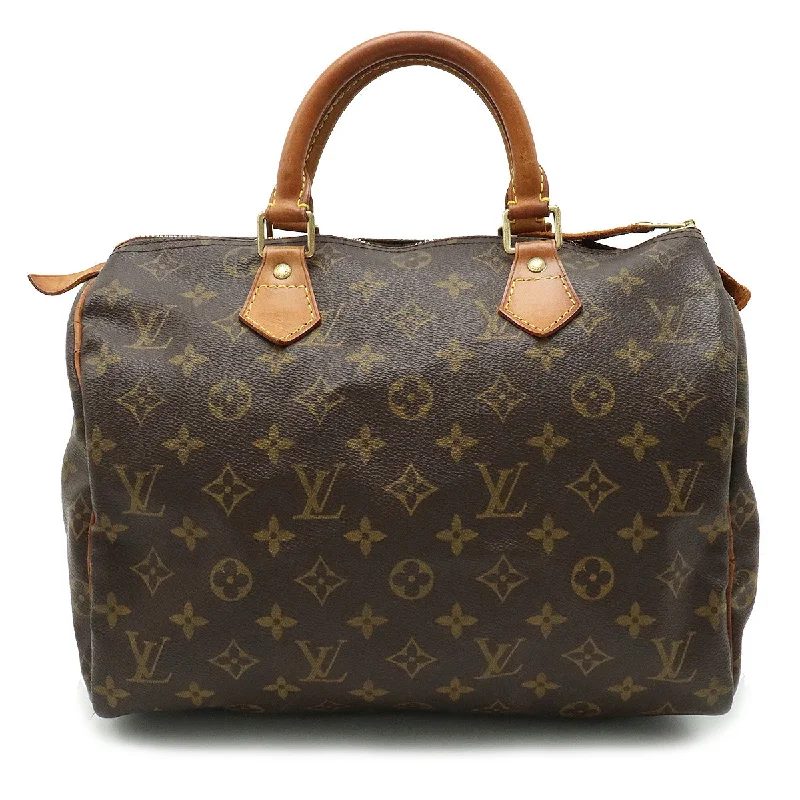 Louis Vuitton backpacks with a padded back panel for comfort during long - wearLouis Vuitton Monogram Speedy 30 Handbag M41526