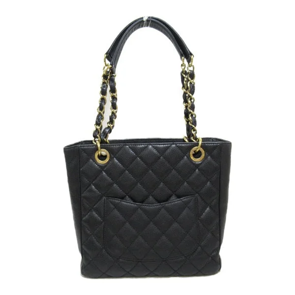 Chanel All - Match Handbag for Versatile StylingChanel CC Caviar Grand Shopping Tote Leather Tote Bag in Fair condition