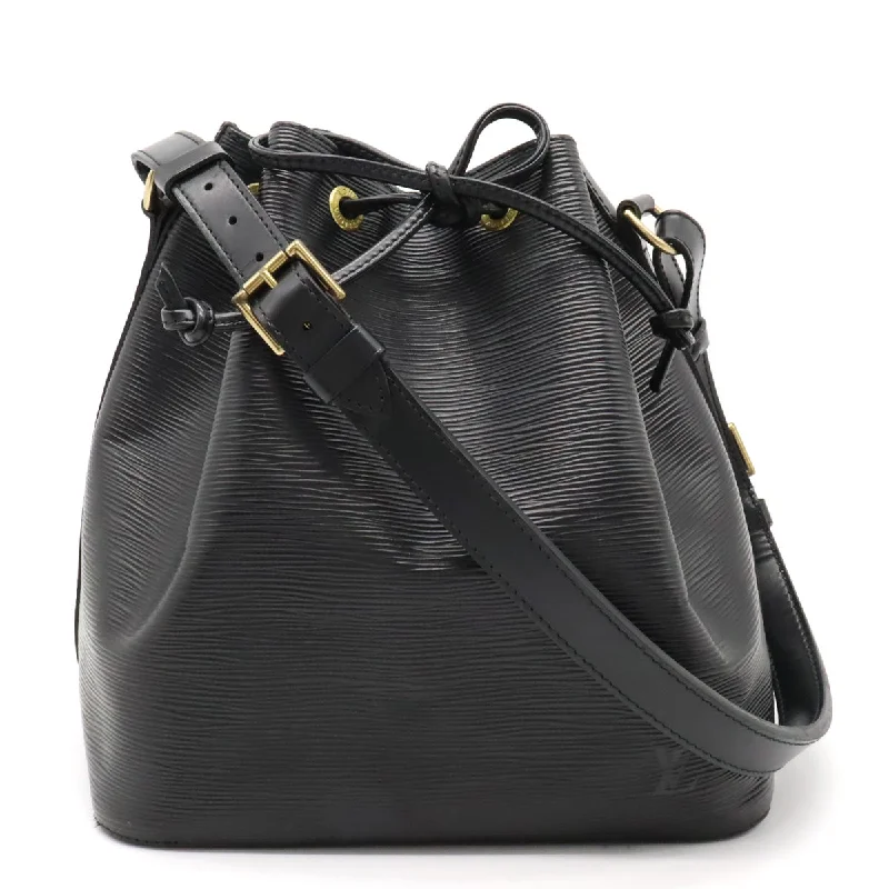 Louis Vuitton Alma bags featuring the signature top - handle designLouis Vuitton Epi Petit Noe Drawstring Shoulder Bag M59012