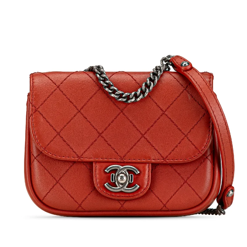 Chanel Limited Edition Handbag for CollectorsRed Chanel Paris Dallas Goatskin Wild Stitch Flap Crossbody Bag