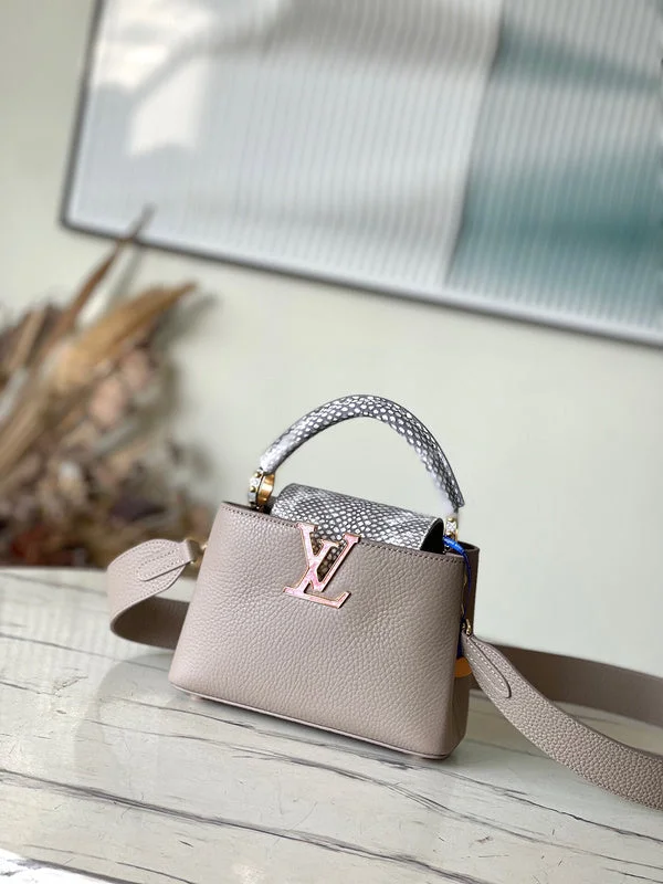 Ladies Louis Vuitton Petite Malle bags in a pastel color for a soft lookBC - LOUIS VUITTON BAGS - 4052