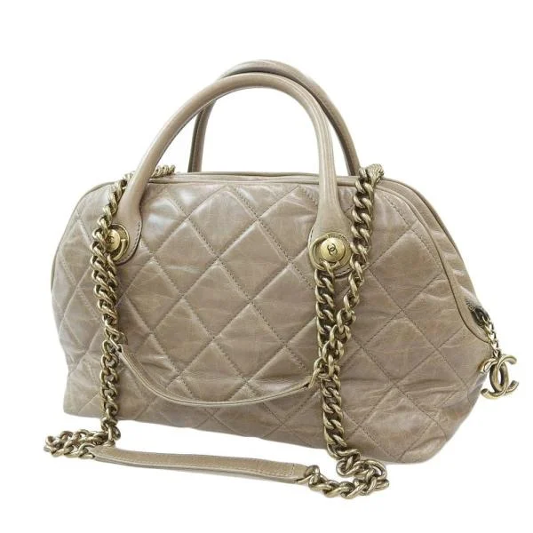 Chanel Colorful Handbag for Spring OutfitsChanel Quilted Leather Bowler Bag Leather Handbag in Good condition