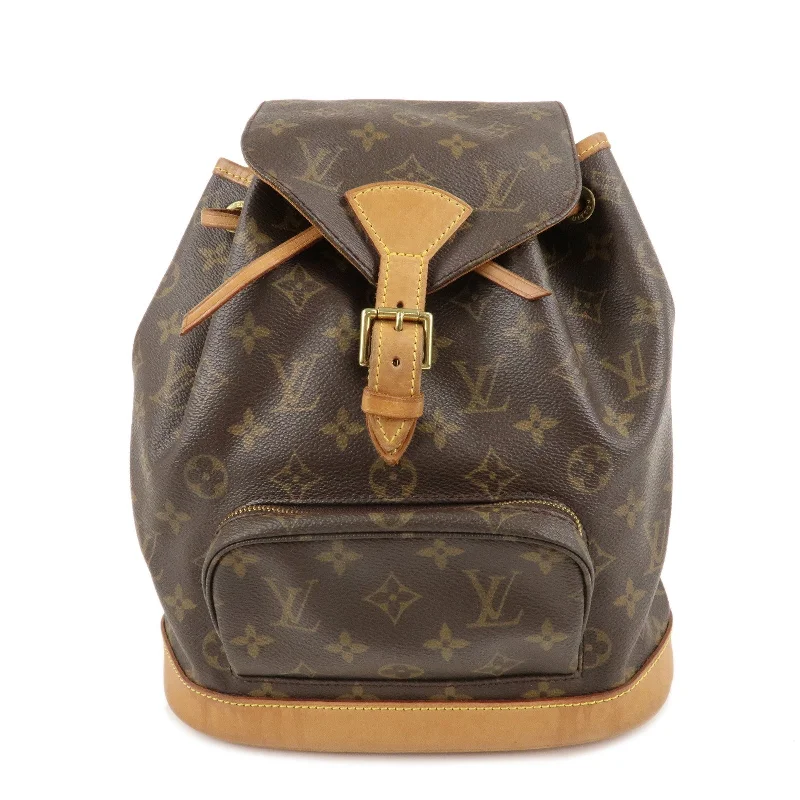 Medium - sized Louis Vuitton tote bags for work and shoppingLouis Vuitton Monogram Montsouris MM Back Pack Bag M51136