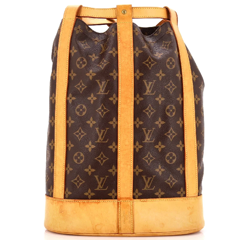 Ladies Louis Vuitton handbags with a detachable coin purse insideRandonnee Backpack Monogram Canvas PM