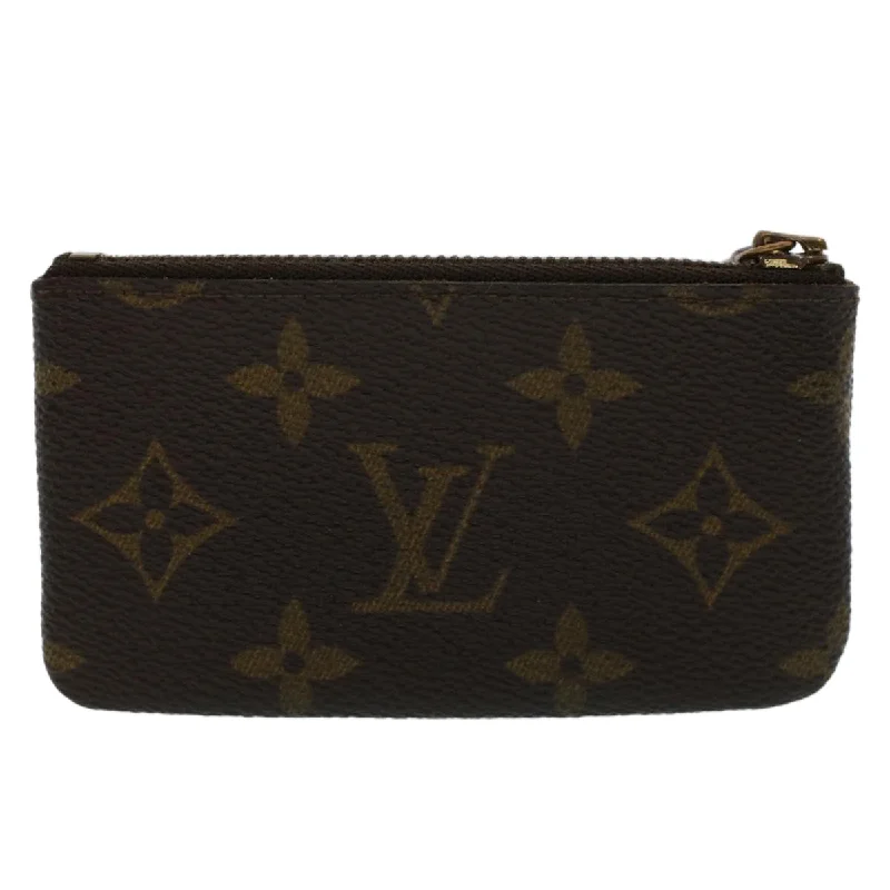 Louis Vuitton Speedy bags in monogram canvas for a classic lookLouis Vuitton Monogram Pochette Cles Coin Purse M62650 LV Auth 46820