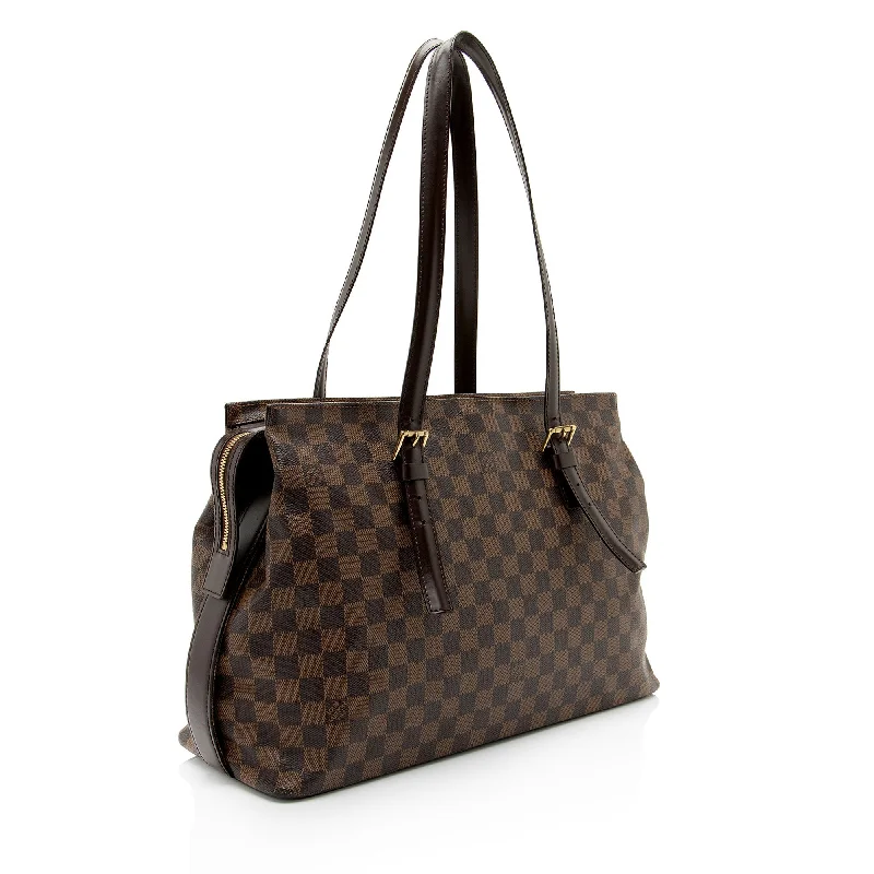 Louis Vuitton Twist bags with a snakeskin - effect panel for a bold lookLouis Vuitton Damier Ebene Chelsea Tote (pRdj3G)