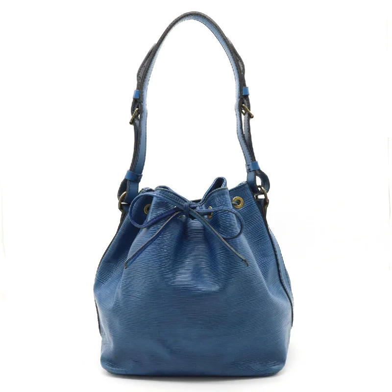 Louis Vuitton Twist bags with a crystal - embellished LV - turnlockLouis Vuitton Petite Noe Epi Toledo Blue M44105