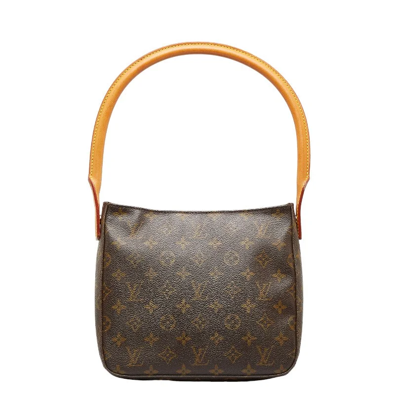 Louis Vuitton Speedy bags in monogram canvas for a classic lookLouis Vuitton Monogram Looping MM Shoulder Bag Handbag M51146