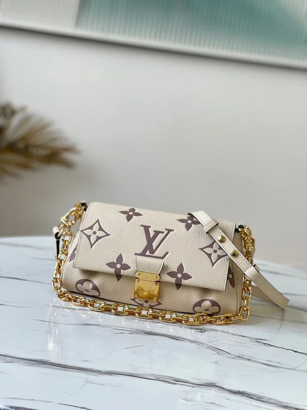 Louis Vuitton Twist bags with a crystal - embellished LV - turnlockBC - LOUIS VUITTON BAGS - 6013