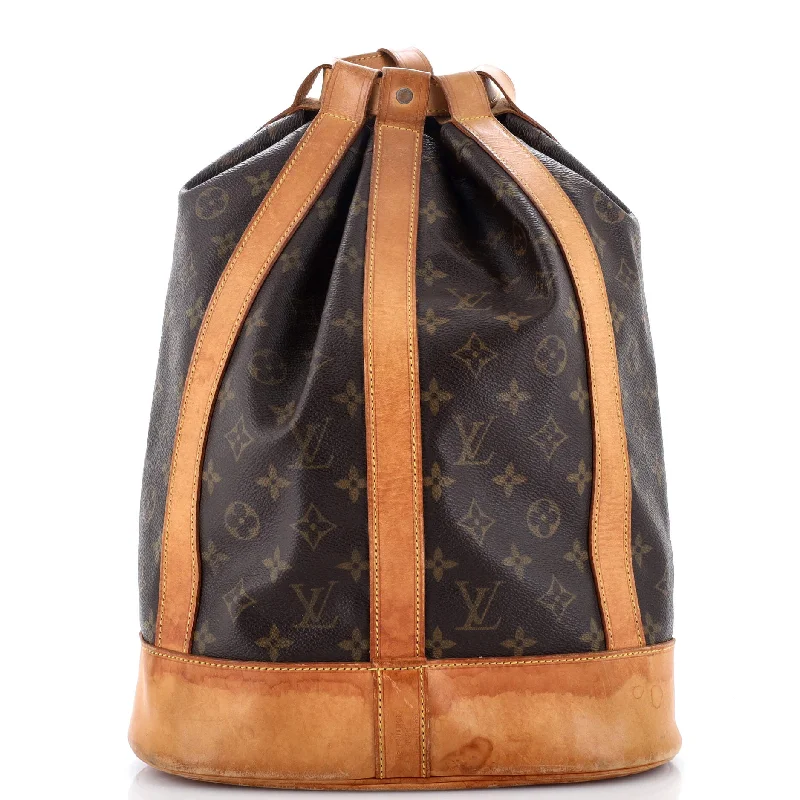 Louis Vuitton handbags with a back - zip pocket for storing valuablesRandonnee Backpack Monogram Canvas PM