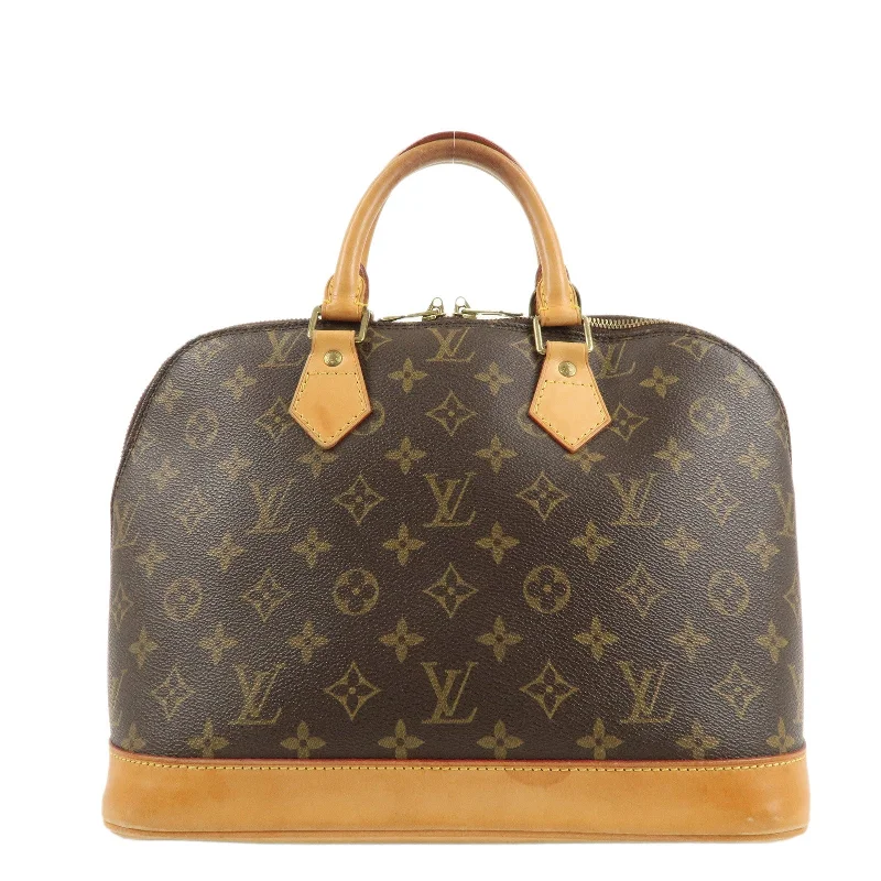 Louis Vuitton Neverfull bags with large capacity for everyday essentialsLouis Vuitton Monogram Alma Hand Bag Brown M51130