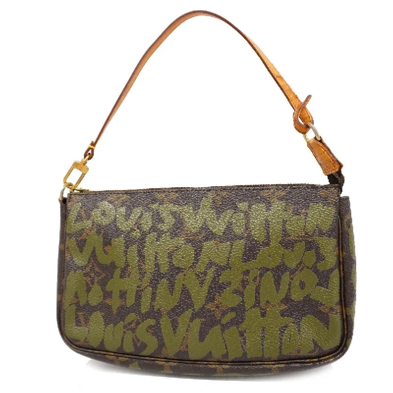 Louis Vuitton Alma bags with a detachable shoulder strap for versatilityLouis Vuitton Pochette Accessoires Handbag Stephen Sprouse Graffiti M92191