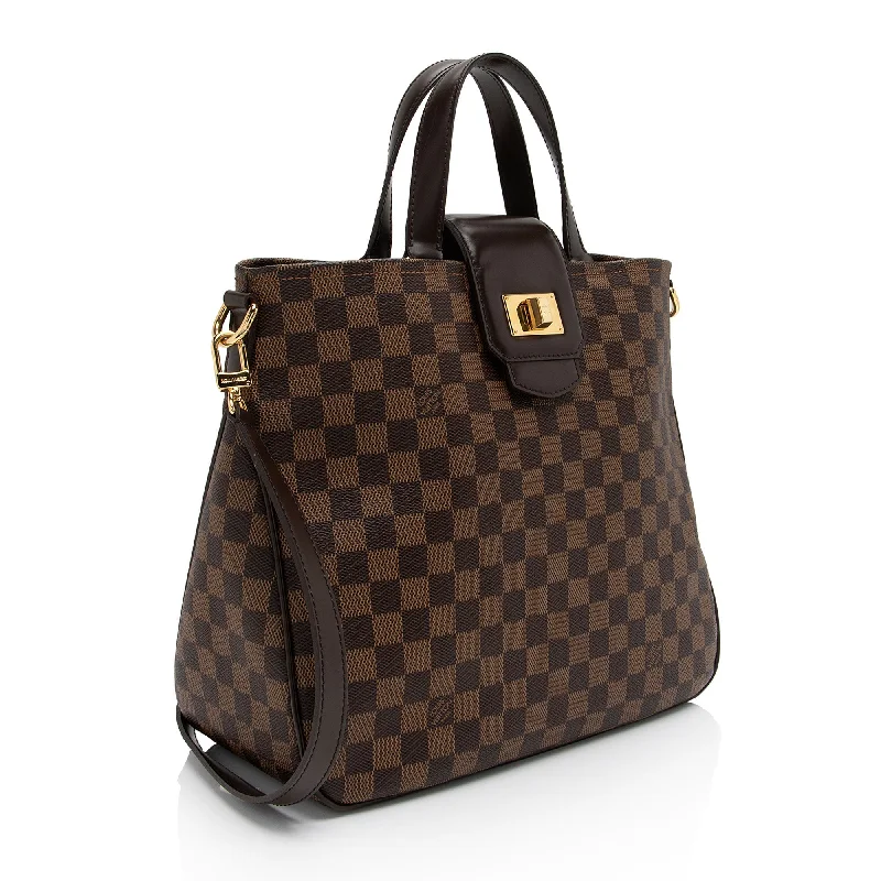 Medium - sized Louis Vuitton tote bags for work and shoppingLouis Vuitton Damier Ebene Cabas Roseberry Satchel (A4MSXk)