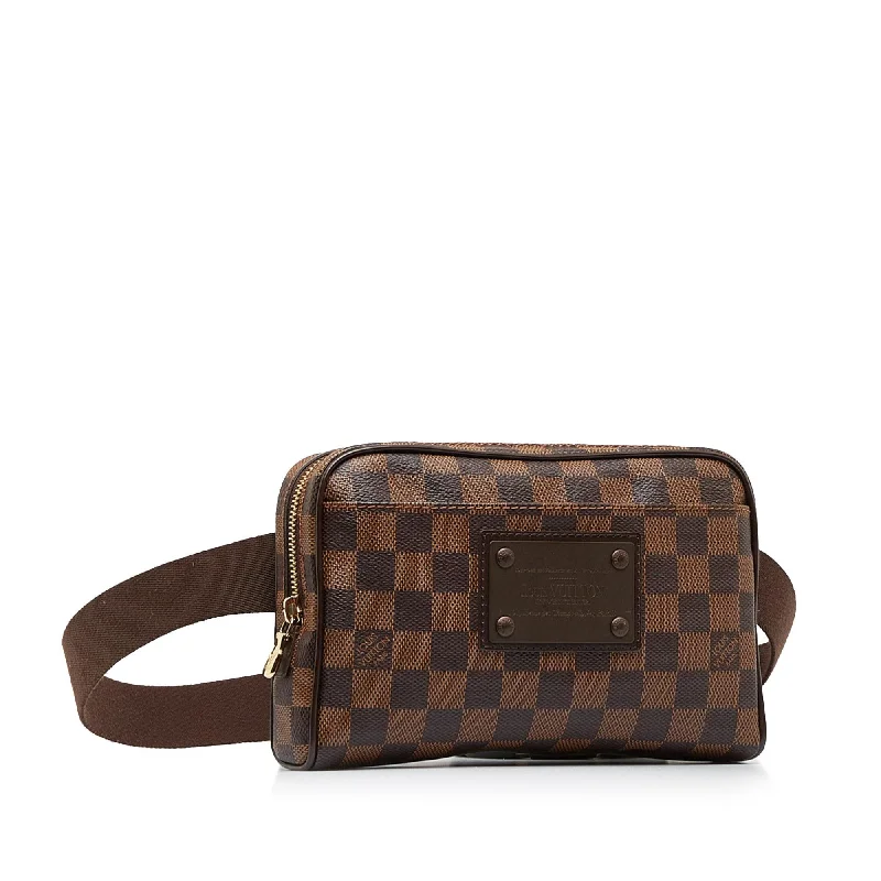 Ladies Louis Vuitton Capucines bags with a detachable shoulder strapLouis Vuitton Damier Ebene Brooklyn Bum Bag (8c1LLa)