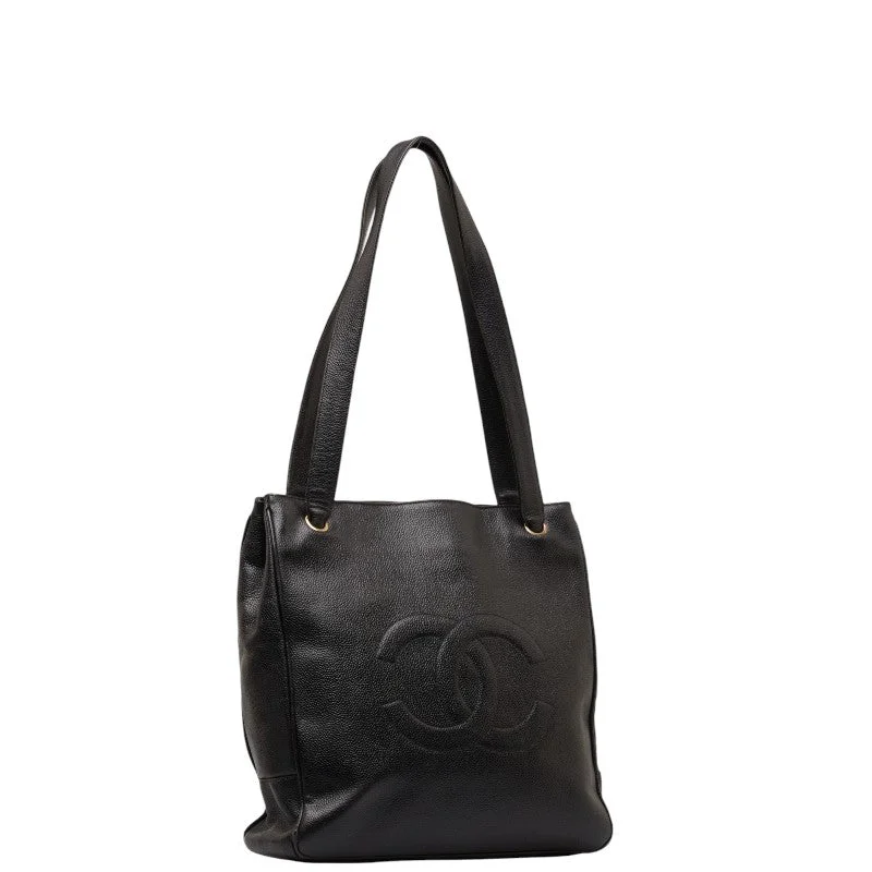 Chanel Designer Handbag with Unique DesignChanel Timeless CC Caviar Tote Bag Leather Tote Bag in Fair condition