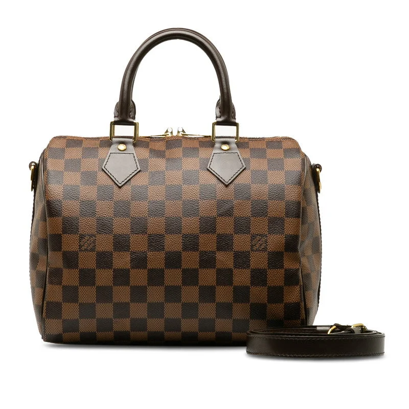 Louis Vuitton Twist bags with a contrast - colored interior for visual interestLouis Vuitton Louis Vuitton Damière N41368 Boston Bag PVC/Leather Brown