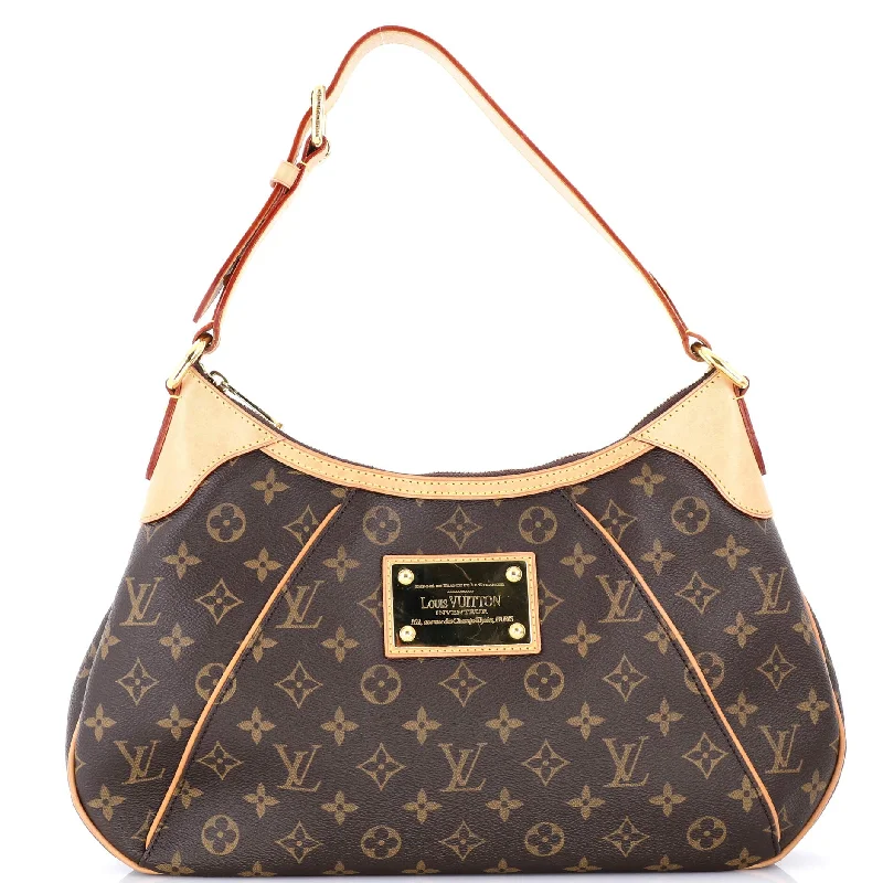 Louis Vuitton handbags with a metal - framed clasp for durabilityThames Handbag Monogram Canvas GM