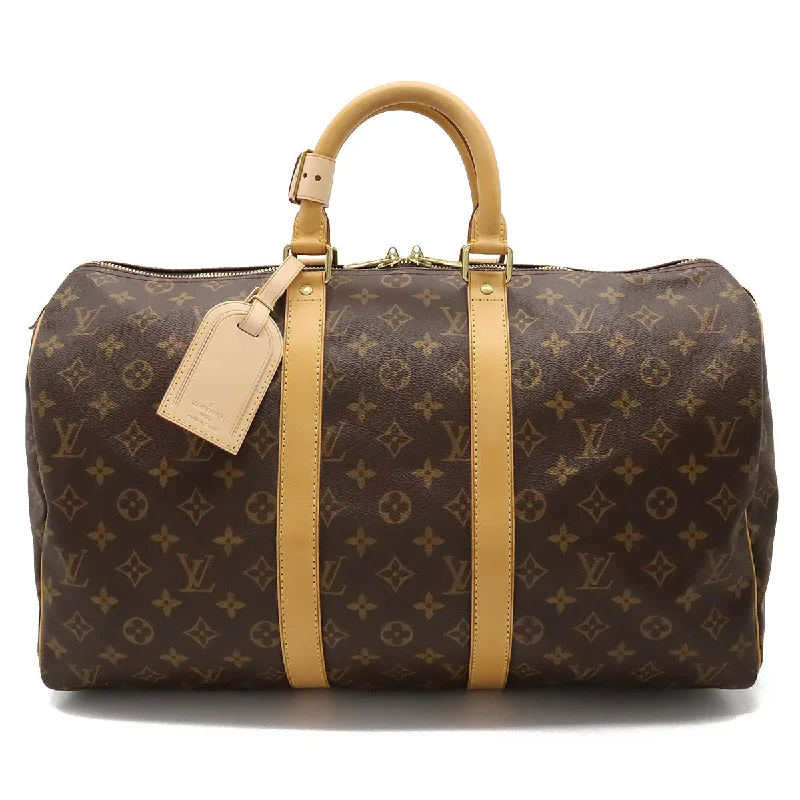 Louis Vuitton bags with a zippered interior pocket for better organizationLouis Vuitton Monogram Keepall Travel Bag M41428