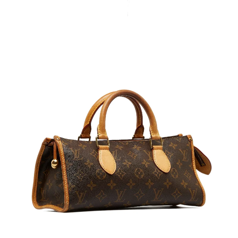 Louis Vuitton bags with a chain - link trim and a leather body for a modern edgeLouis Vuitton Monogram Popincourt Handbag