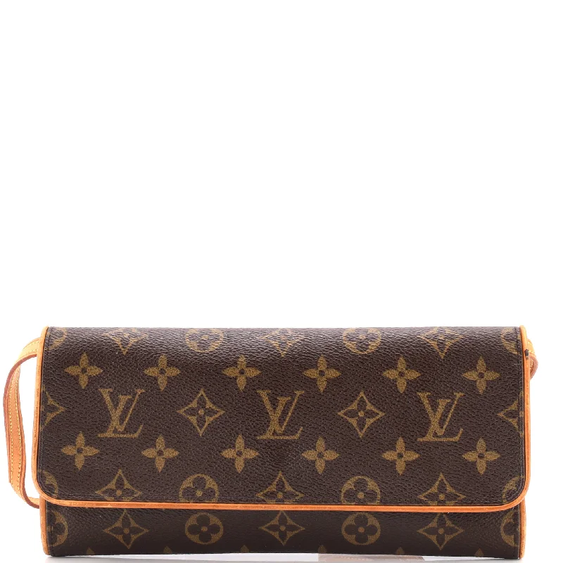 Ladies Louis Vuitton Petite Malle bags with a star - shaped charm for cutenessTwin Handbag Monogram Canvas GM