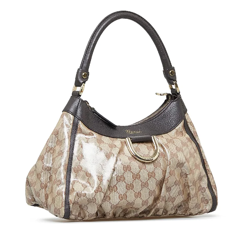 Ladies Gucci Dionysus bags with a chain - link shoulder strapGucci GG Crystal Abbey D-Ring Shoulder Bag (SHG-hB9IJ4)