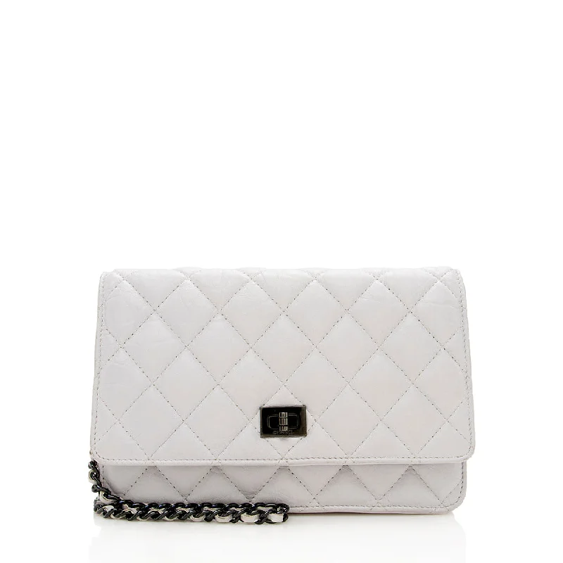 Chanel Limited Edition Handbag for CollectorsChanel Aged Calfskin 2.55 Reissue Wallet On Chain Bag (SHF-16504)