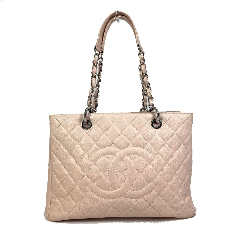 Chanel All - Match Handbag for Versatile StylingChanel A50995 CC Mark Bag Chain GST Shoulder Bag Tote Bag pink SilverHardware