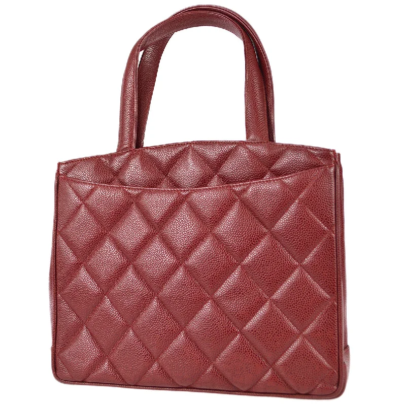 Chanel Vintage Inspired Handbag for Retro LoversChanel 1994-1996 Red Caviar Tote Handbag