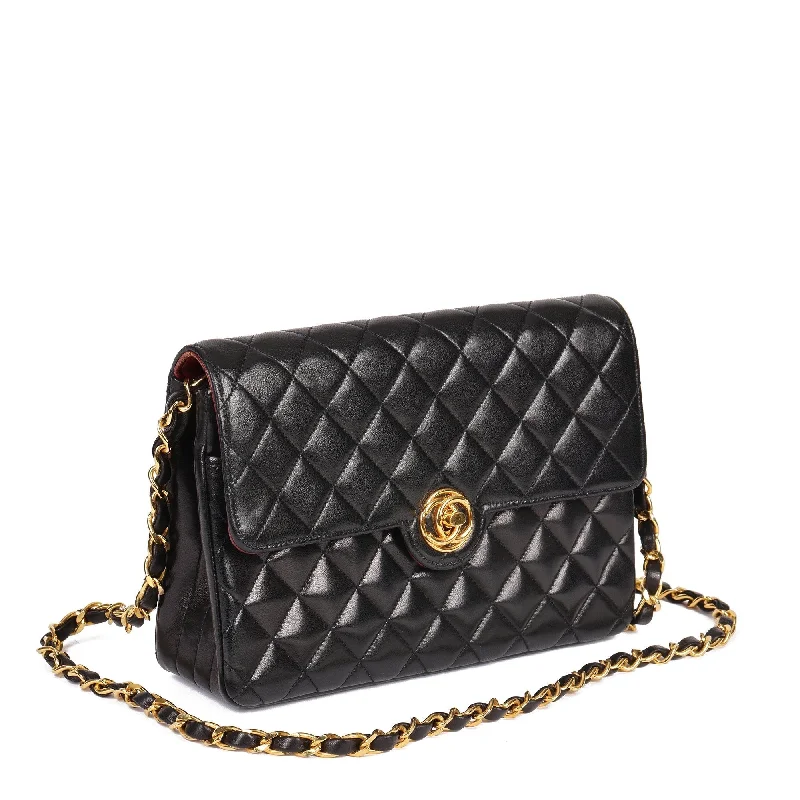 Chanel Vintage Inspired Handbag for Retro LoversChanel Black Quilted Lambskin Vintage Mini Classic Single Flap Bag