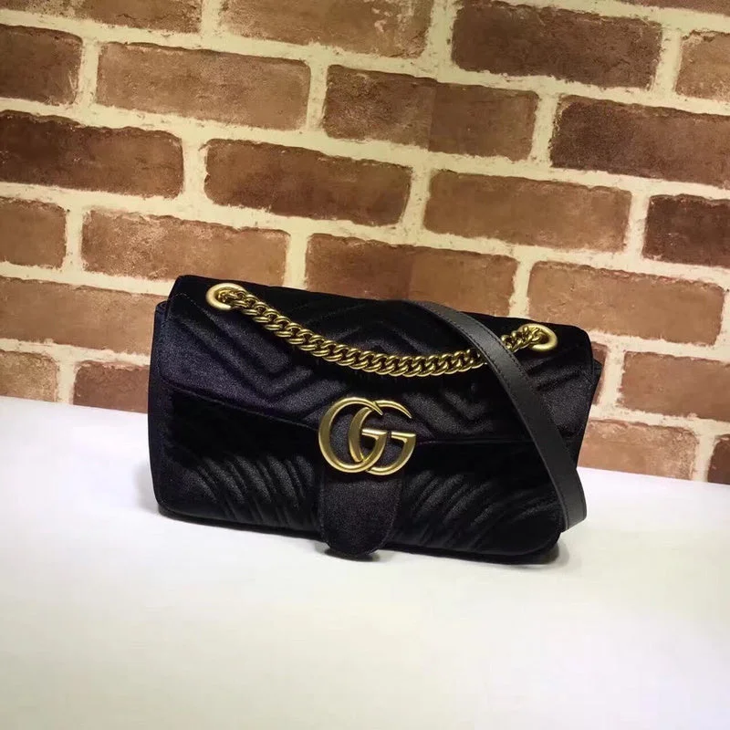 Women Gucci bags with a chain - link trim and a leather bodyBC - GUCCI BAG - 3200