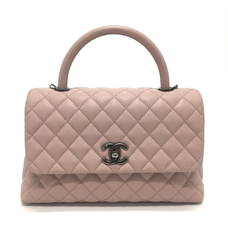 Chanel Lightweight Handbag for Daily ErrandsChanel A92991 CC Mark Bag 2WAY/Crossbody Hand Bag Pink Based SilverHardware