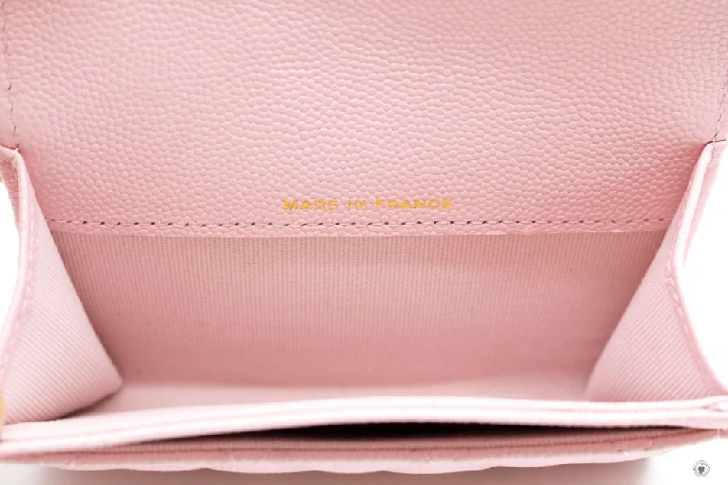 Chanel All - Match Handbag for Versatile StylingChanel AP0214Y33352 Classic Card Holder Pink   NH620 Caviar Card Holder Pbhw