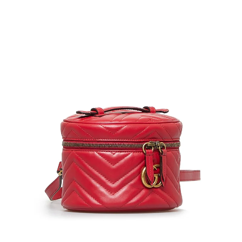 Women Gucci bags with a zippered interior pocketGucci GG Marmont Round Backpack (SHG-0iapzX)