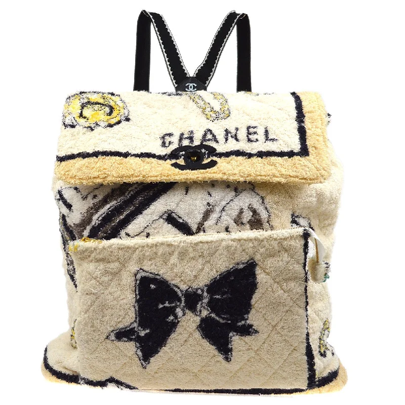 Chanel Handbag with Adjustable Strap for ComfortCHANEL 1994 Terry Cloth Backpack