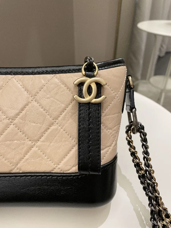 Chanel Colorful Handbag for Spring OutfitsChanel Quilted Gabrielle Hobo Beige/ Black Aged Calfskin