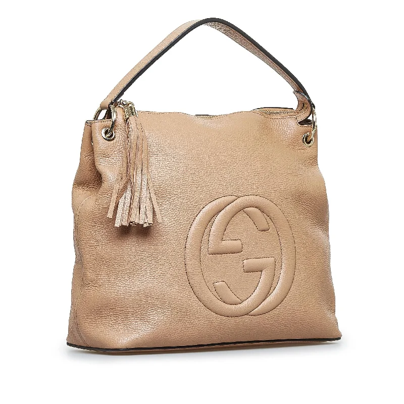 Gucci Marmont bags for women with gold - toned hardwareGucci Soho Leather Satchel (SHG-u8gGup)