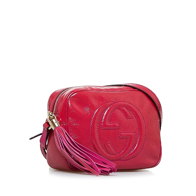 Women Gucci Sylvie bags featuring the signature web stripeGucci Soho Disco (SHG-8cyfYf)