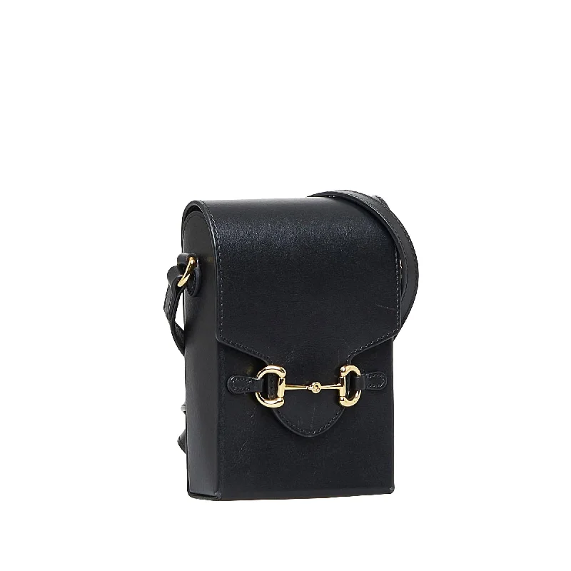 Women Gucci crossbody bags with a keychain holderGucci Mini Horsebit 1955 Crossbody Bag (SHG-ZkHRah)