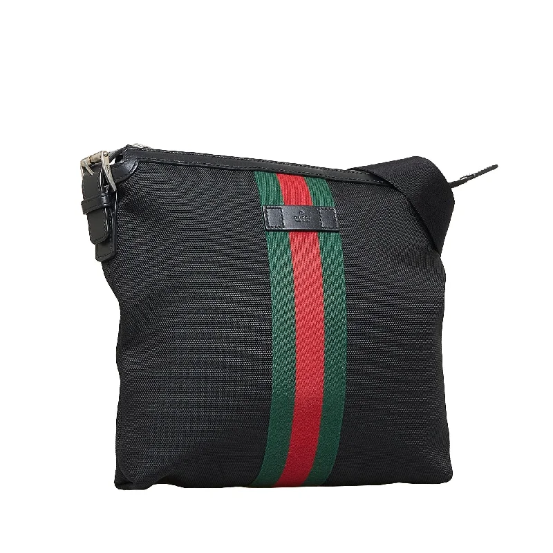 Women Gucci Sylvie bags featuring the signature web stripeGucci Web Crossbody Bag (SHG-KnXXwu)