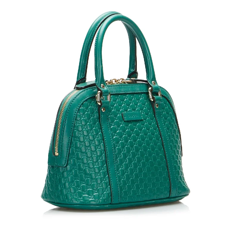 Women Gucci bags with a detachable mobile phone holderGucci Mini Microguccissima Dome Satchel (SHG-0O0L9R)