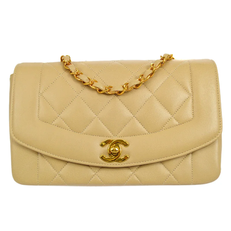 Chanel Vintage Inspired Handbag for Retro LoversChanel * 1994-1996 Beige Lambskin Diana Small