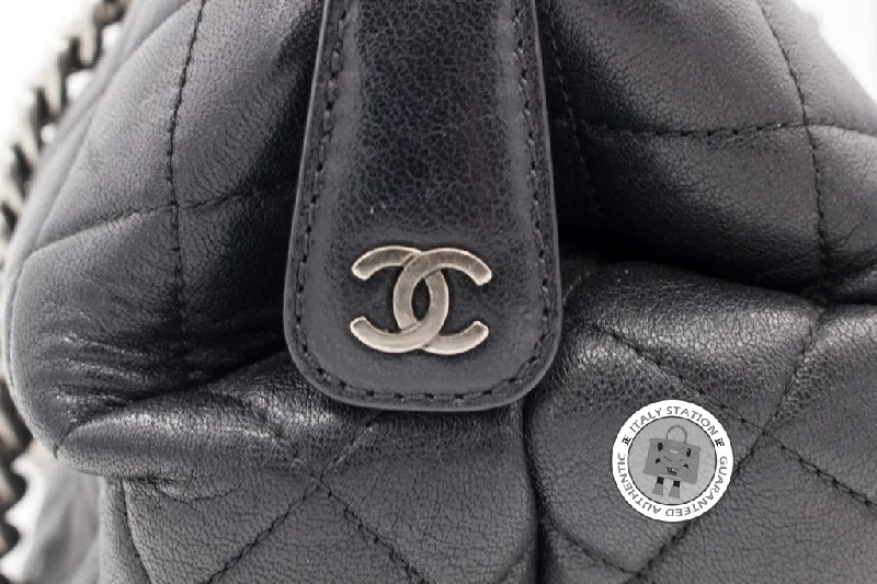 Chanel Handbag with Adjustable Strap for ComfortChanel A92748 Y10466 New Large Chanel Boy Chained Tote Bag Handle Calf Black Calfskin Shoulder Bags Sbhw